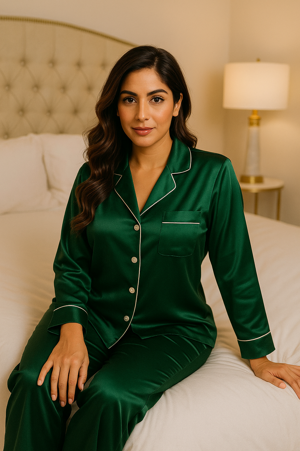 Night Dress Green