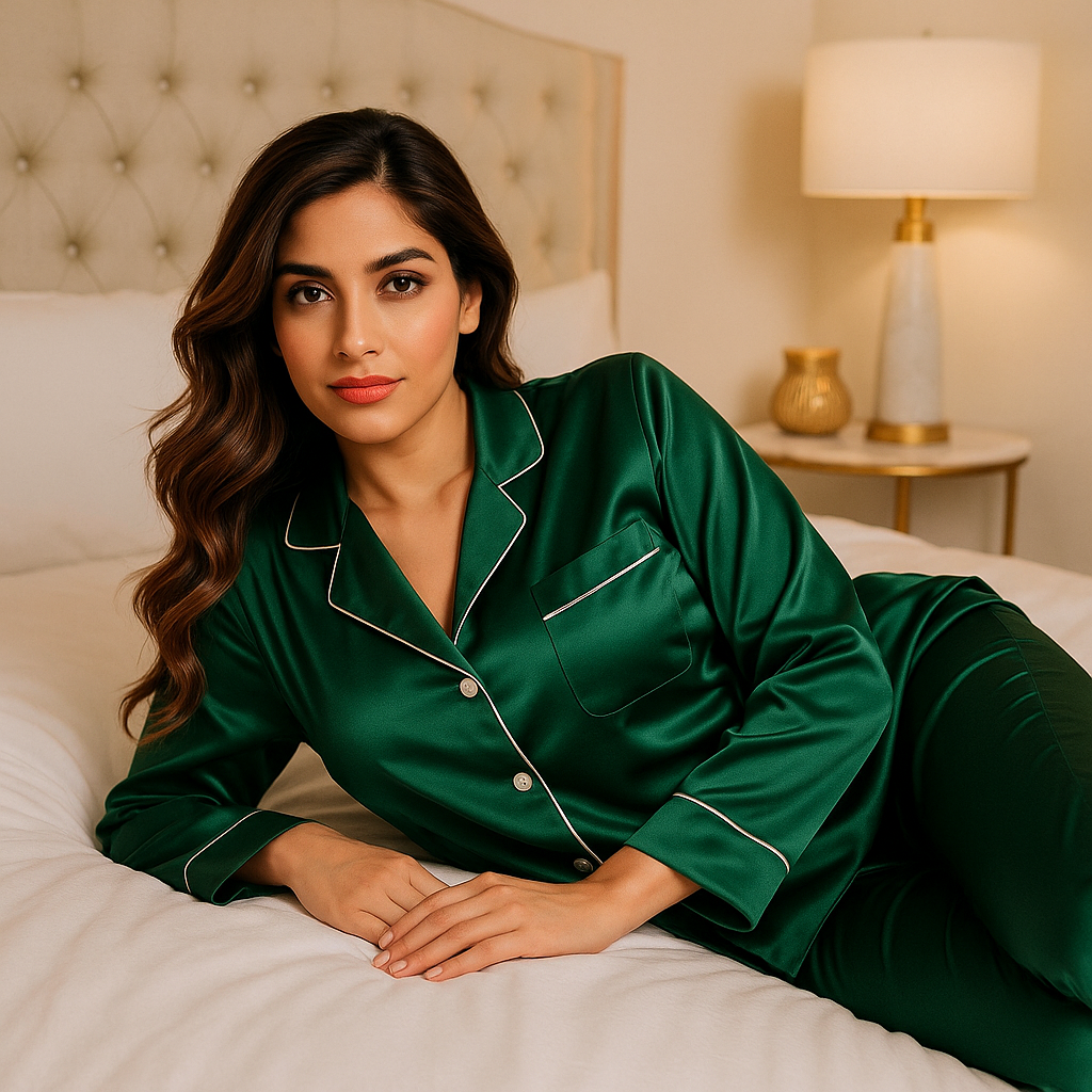 Night Dress Green